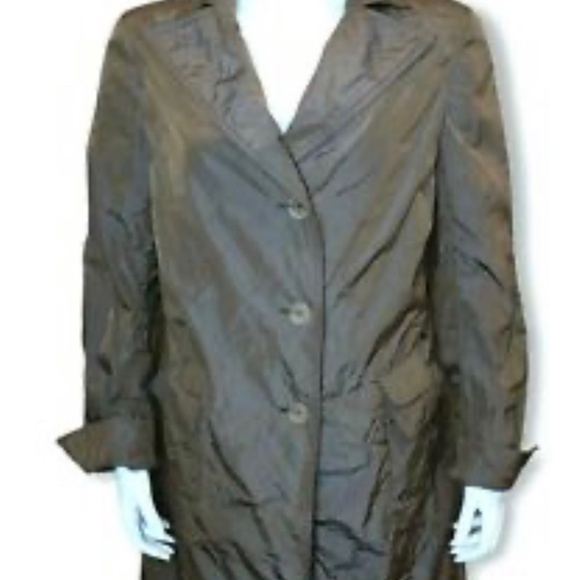 🧥👠👜Jil Sander Sexy Taupe Trench Coat - Picture 7 of 7